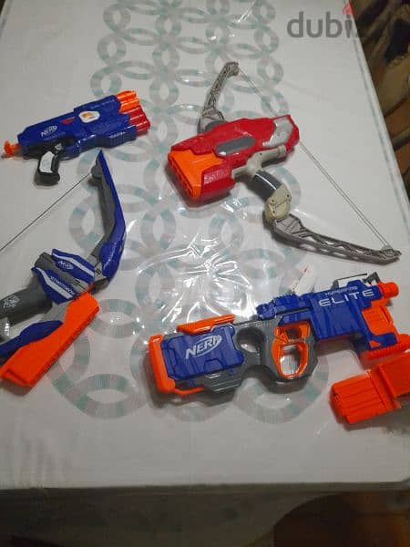 used like new 4 best nerf guns all for 15 each 0