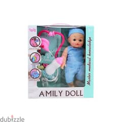 Cute Little Doll With Doctor Set