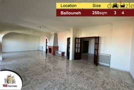 Ballouneh 250m2 | Excellent Condition | Panoramic View | Catch |