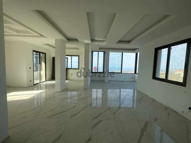 Amazing 170 m2 duplex apartment+ mountain/sea view for sale in Hboub 4