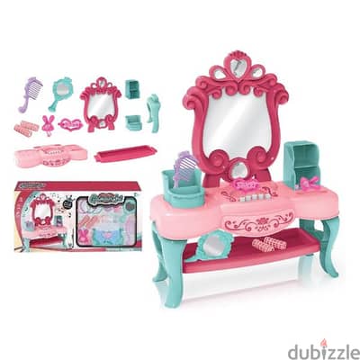 Pretend Vanity Playset Toy With Lights And Sounds