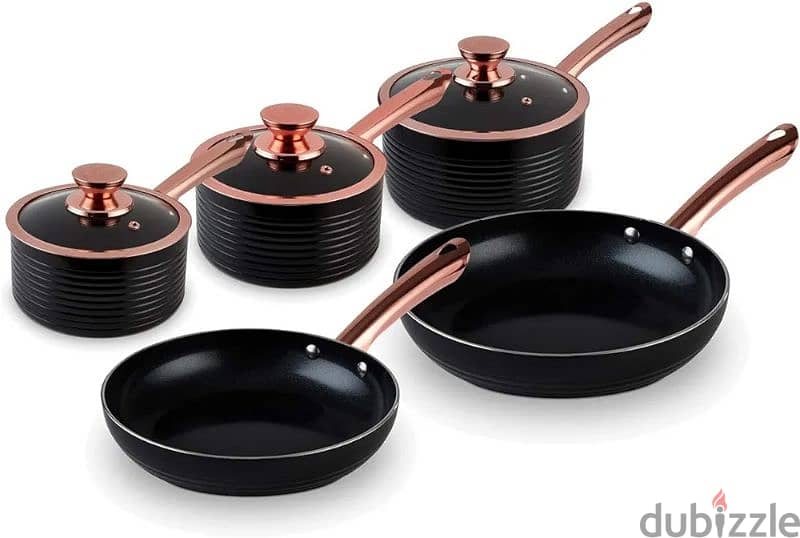 Tower Linear Induction Pots and Pans Set, Non-Stick (for discount) 6