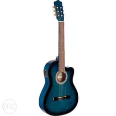 Stagg Electro Acoustic Classical Guitar - Blue 0