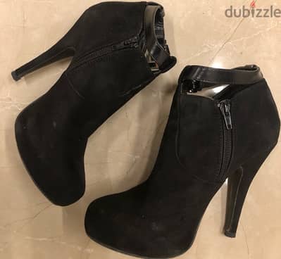 ankle boots for women lady, size 37, high heel