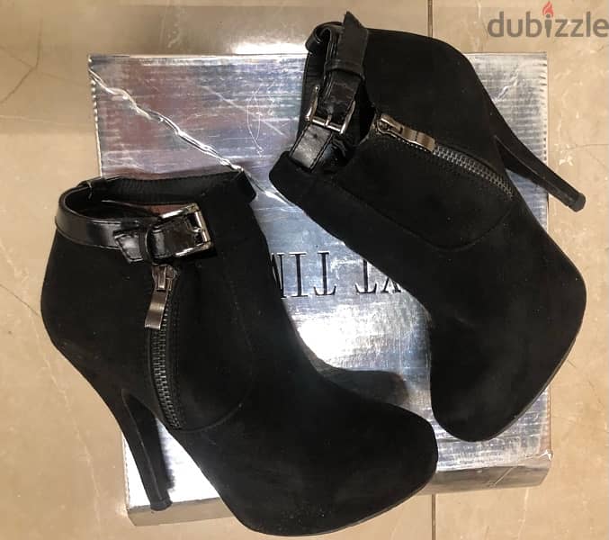 ankle boots for women lady, size 37, high heel 1