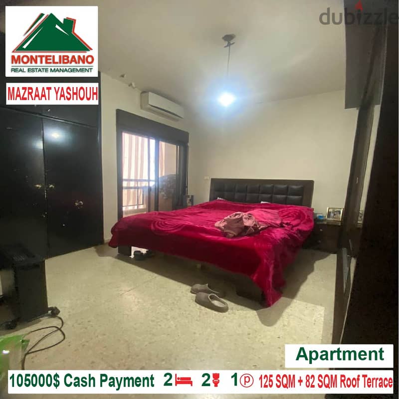 100,000$ Cash Payment!! Apartment for sale in Mazraat Yashouh!! 3