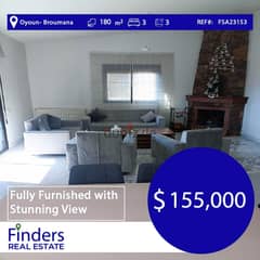 Fully Furnished Apartment for Sale | Broumana | برمانا
