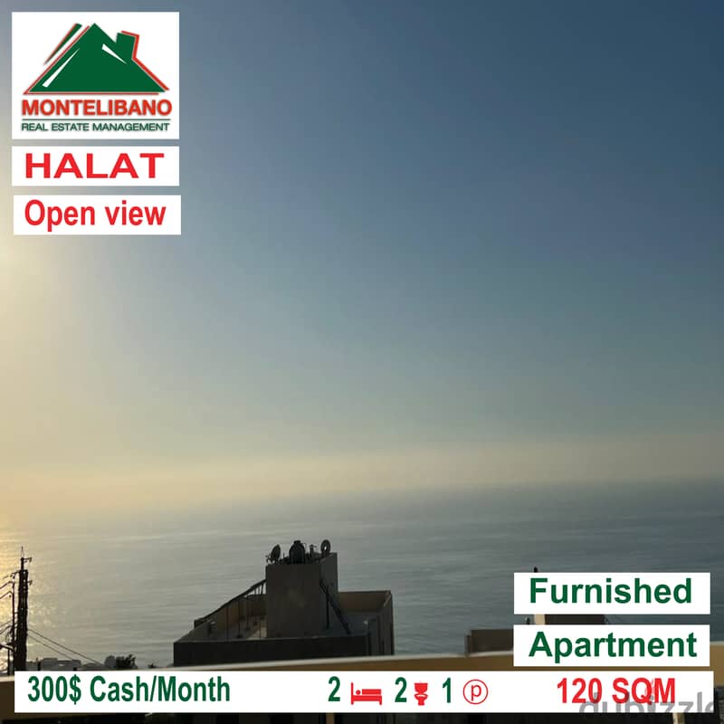 Open view and furnished apartment for rent in HALAT!!! 0