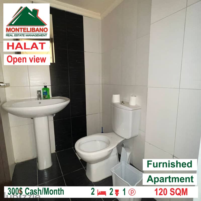 Open view and furnished apartment for rent in HALAT!!! 4
