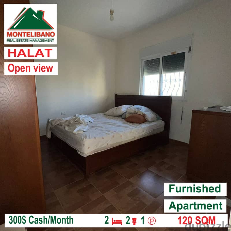 Open view and furnished apartment for rent in HALAT!!! 5