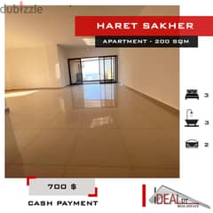 Apartment for rent in Haret Sakher 200 SQM REF#MA5078