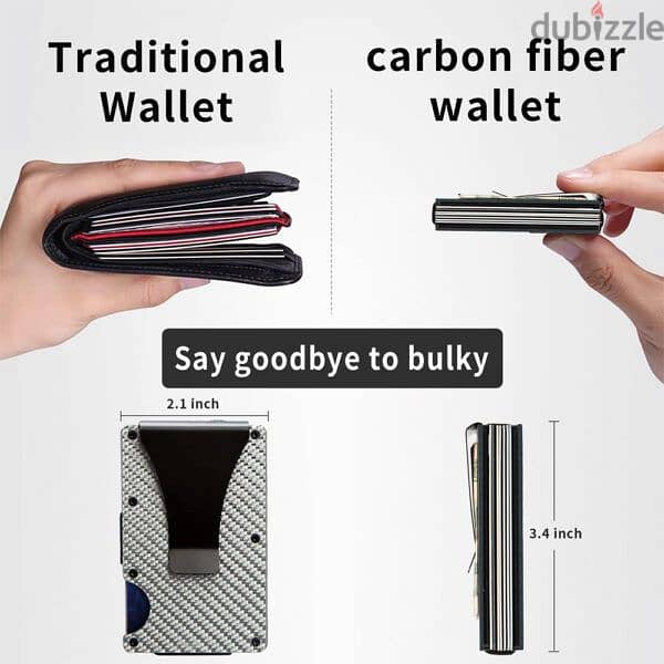 Carbon Fiber Mini Wallet 3