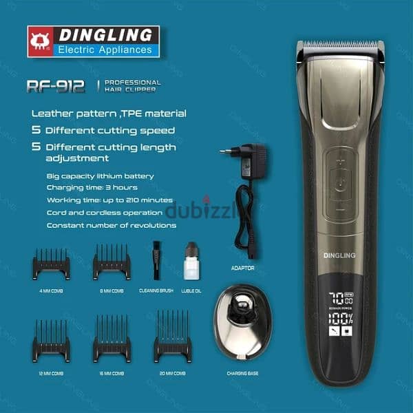 Hair Clipper Dingling Rf_912 0