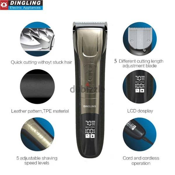 Hair Clipper Dingling Rf_912 2