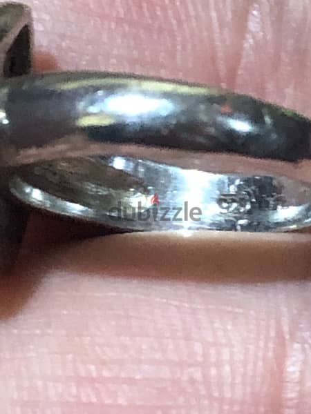 Australian opal and silver  925 ring خاتم اوبال استرالي و فضه 925 5