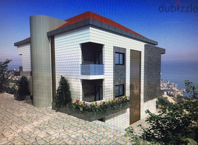 LICENSED LAND IN BROUMANA SEA VIEW 30% 1