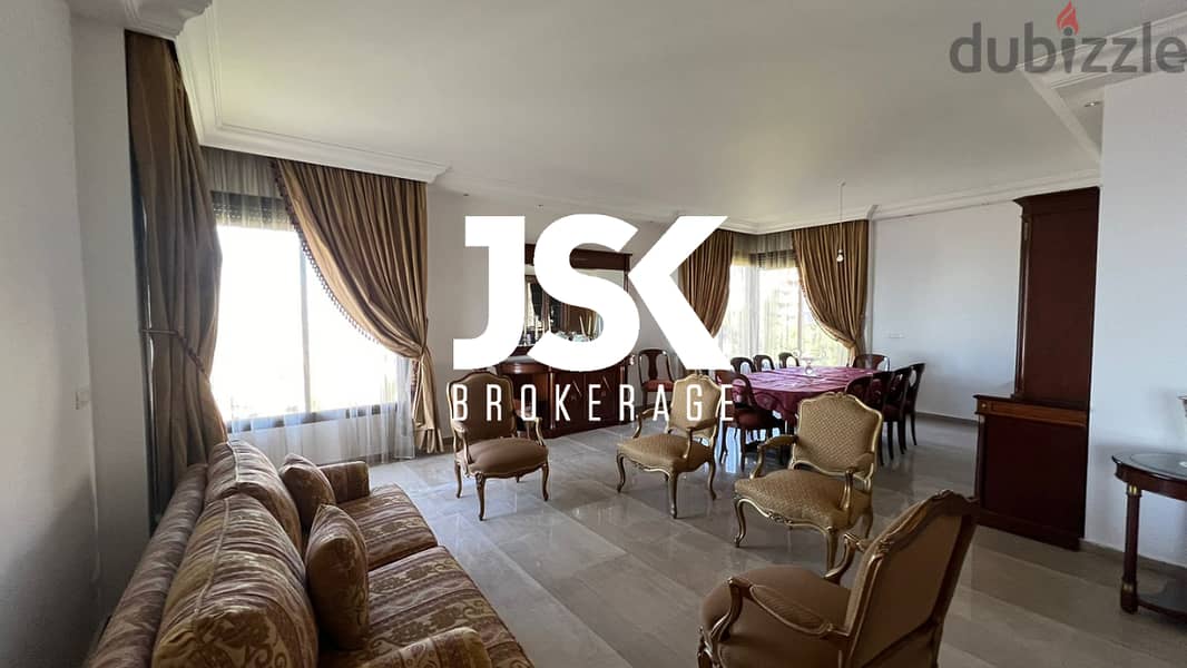 L13949-Apartment for Rent In Kfarhebeib With A Panoramic Seaview 0