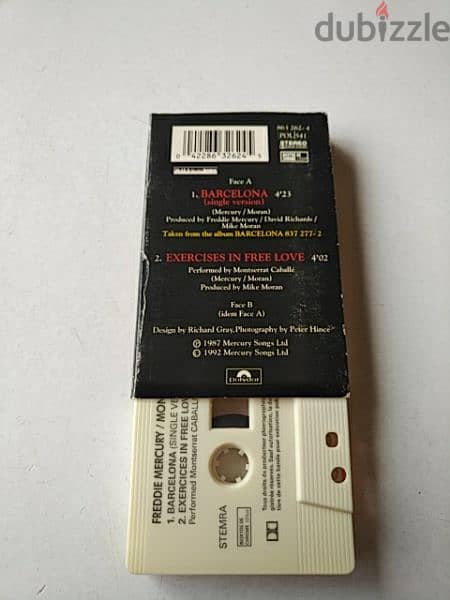 Vintage tape Freddie Mercury single - Not Negotiable 1