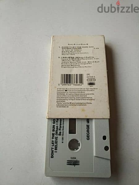 Vintage tape George Michael - Not Negotiable 1