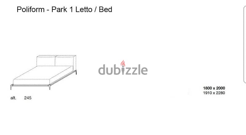 Park 1 Bed - Poliform 2