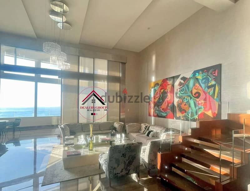 Rare Sea View Duplex Apartment for Sale in Manara 2
