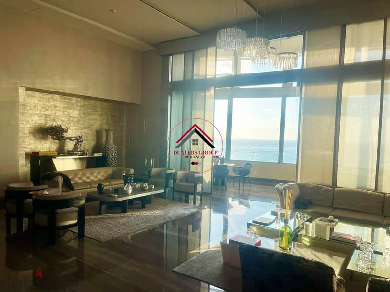 Rare Sea View Duplex Apartment for Sale in Manara 10
