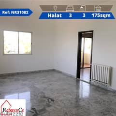 Apartment for rent in halat with view شقة للأجار في حالات مع أطلالة 0