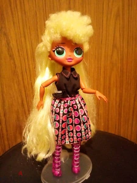 LOL LADY DIVA OMG Great doll articulated hands long hair+her own Boots 0