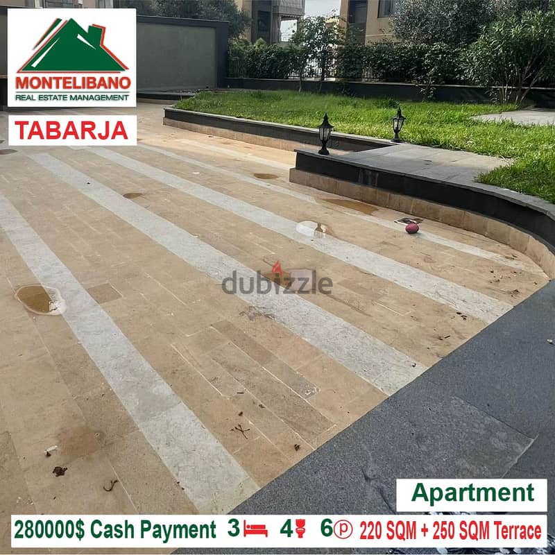 280,000$ Cash Payment!! Apartment for sale in Tabarja!! 0