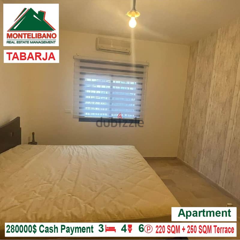 280,000$ Cash Payment!! Apartment for sale in Tabarja!! 3