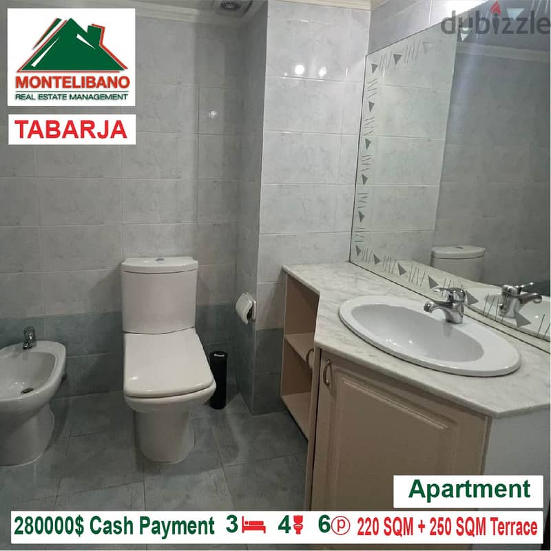 280,000$ Cash Payment!! Apartment for sale in Tabarja!! 5