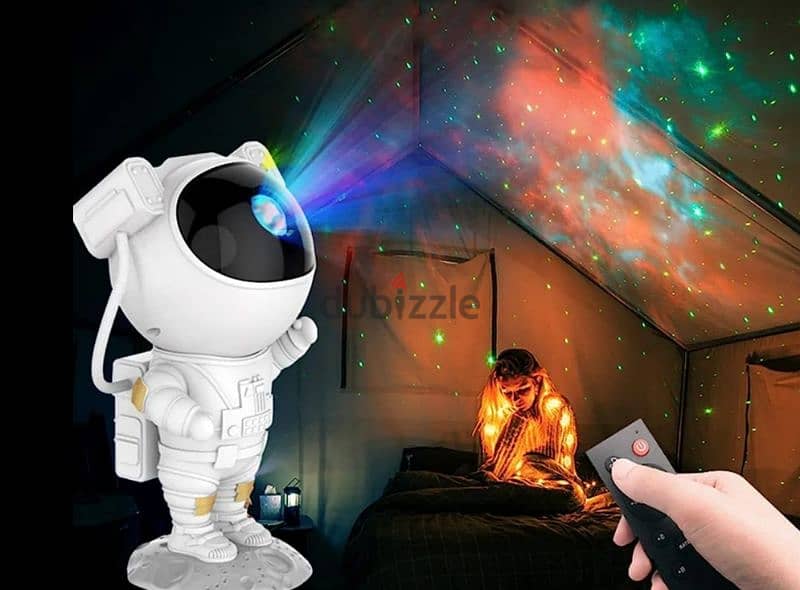 Astronaut light RGB projector for room kids toy gift projector star 0