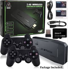 4K HD TV Video Game Console 2.4G Wireless Controller  10000 Games