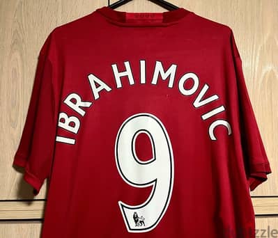 Manchester United ibrahimović 9 premier league home adidas jersey