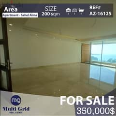 Sahel Alma, Apartment for Sale, 200 m2, شقة للبيع في ساحل علما