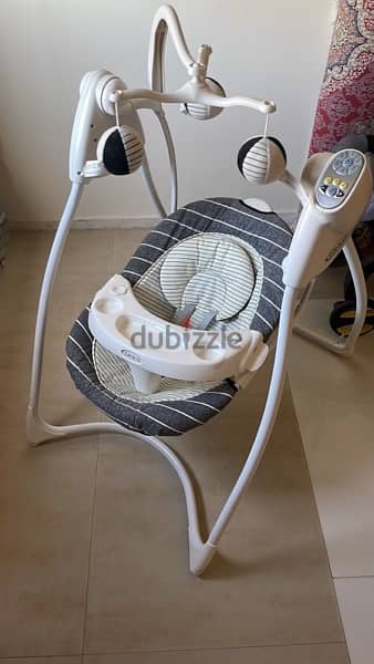 Graco electric baby outlet swing