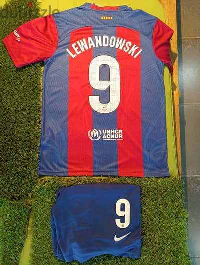 Barcelona Lewandowski Home Football Shirt & Short