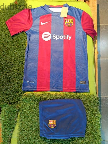 Barcelona Lewandowski Home Football Shirt & Short 2023-24 1