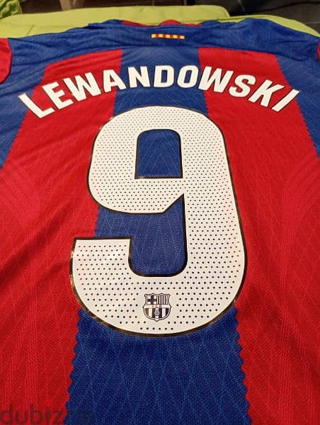 Barcelona Lewandowski Home Football Shirt & Short 2023-24 2