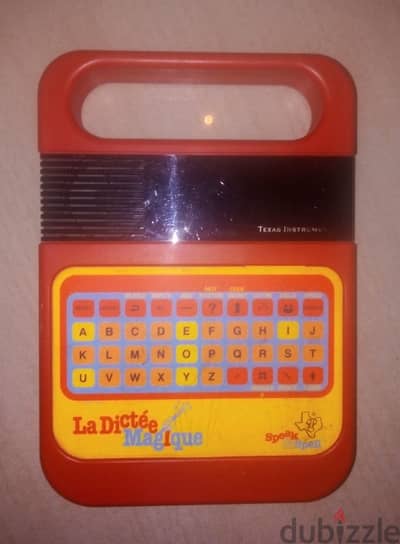 La dictee magique by "texas instruments" vintage 1978 kids toy working