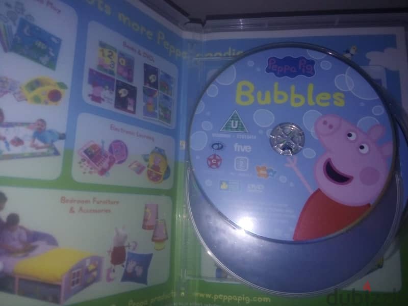 Pepa pig set of 18 original dvds  plus plastic figurine as a gift with 3