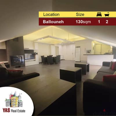 Ballouneh 130m2 | Excellent Rooftop | Rent |IV