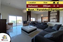 Ballouneh 250m2 | Rent | Luxury | Furnished/Equipped | Renovated |IV 0