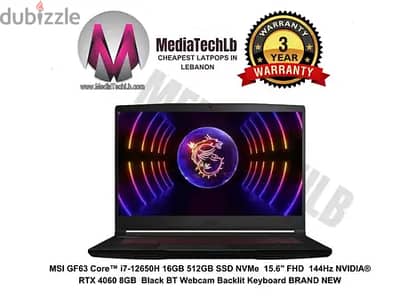 LAPTOP MSI GF63 SWORD Cyborg GP66 KATANA CREATOR RAIDER GIGABYT gaming