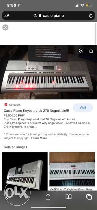 casio piano 0