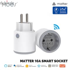 MOES Tuya Smart Plug with Power Monitoring Matter