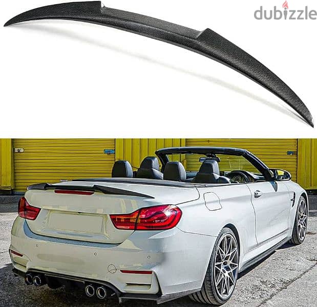 BMW F33 F83 M4 rear Carbon Spoiler new Sealed 200$ 1