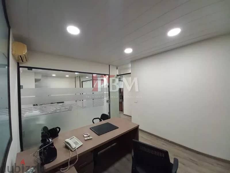Amazing Furnished Office For Rent In Furn EL Chebbak | 80 SQM | 3