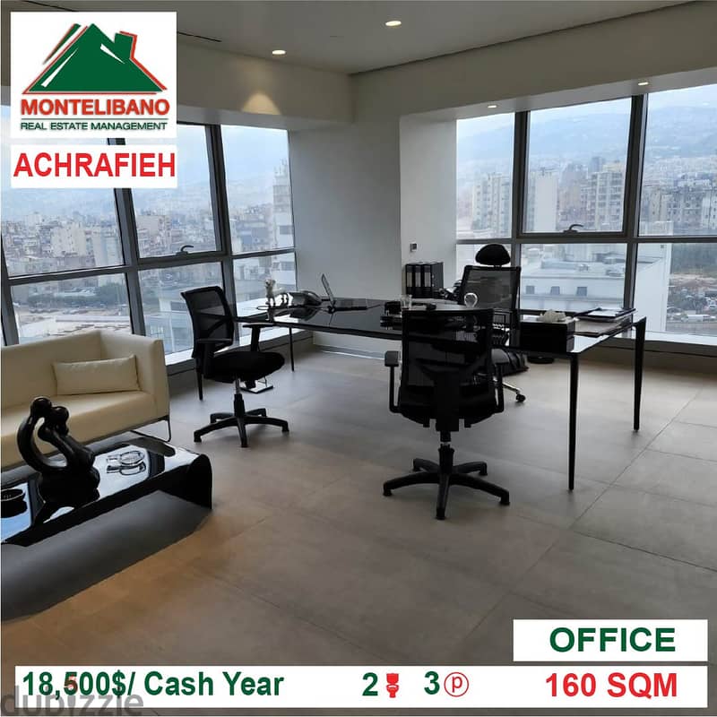 18,500$/Cash Year!! Office for rent in Achrafieh!! 1
