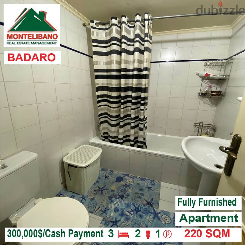 Fully Furnished apartment for sale located in badaro !! 300,000$!!! 7